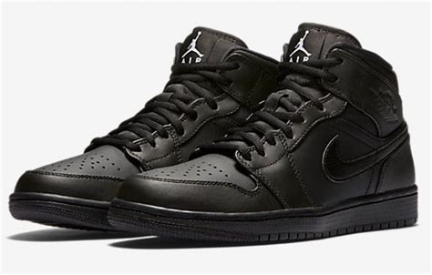 nike herren air jordan 1 mid schwarz leder|jordan 1 mid schuhe kaufen.